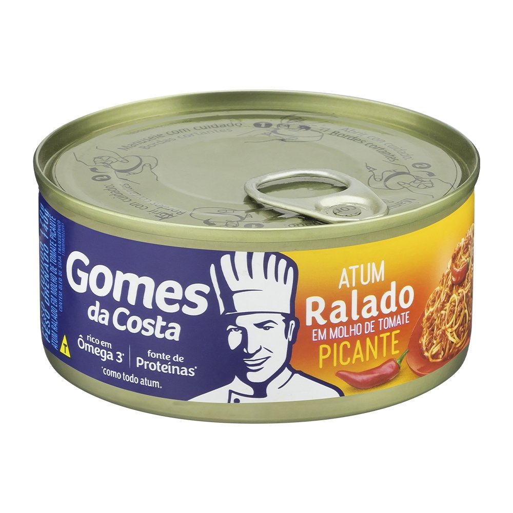 Atum Gomes da Costa Ralado ao Molho Picante 170g