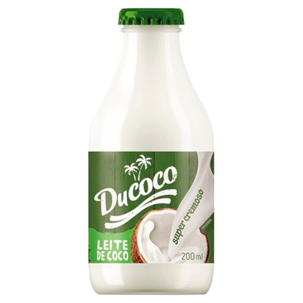 Leite de Coco Ducoco Vidro 200ml - Embalagem com 24 Unidades