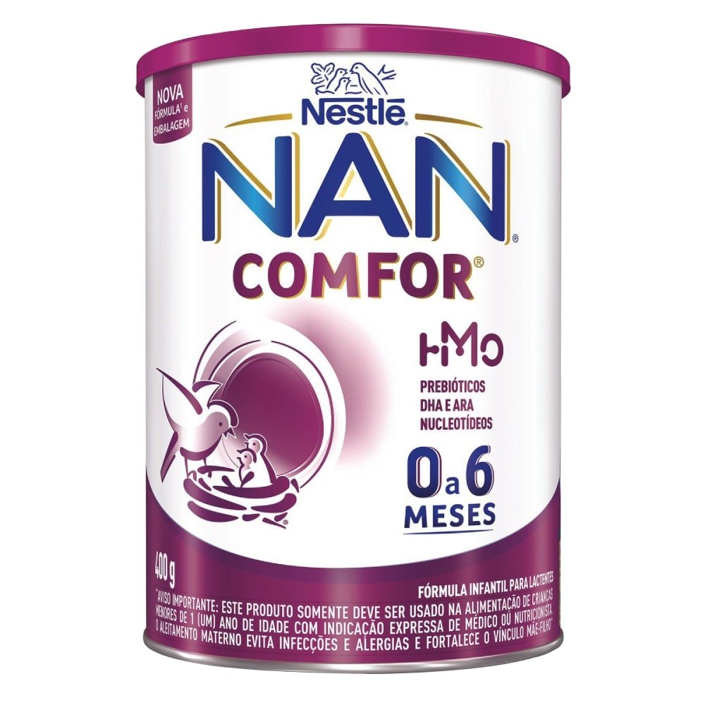 Fórmula Infantil Nan Comfor HMO de 0 a 6 meses 400g