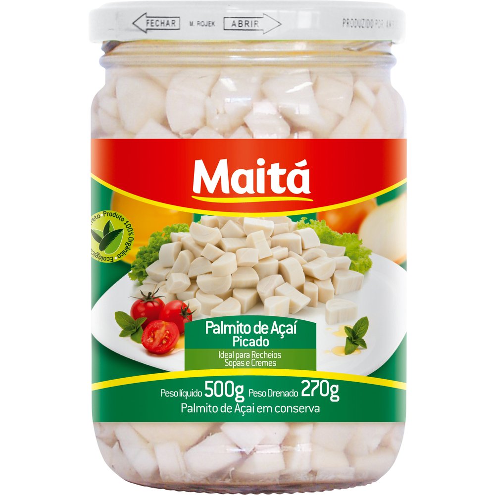 Palmito Maitá Açaí Picado Vidro 270g