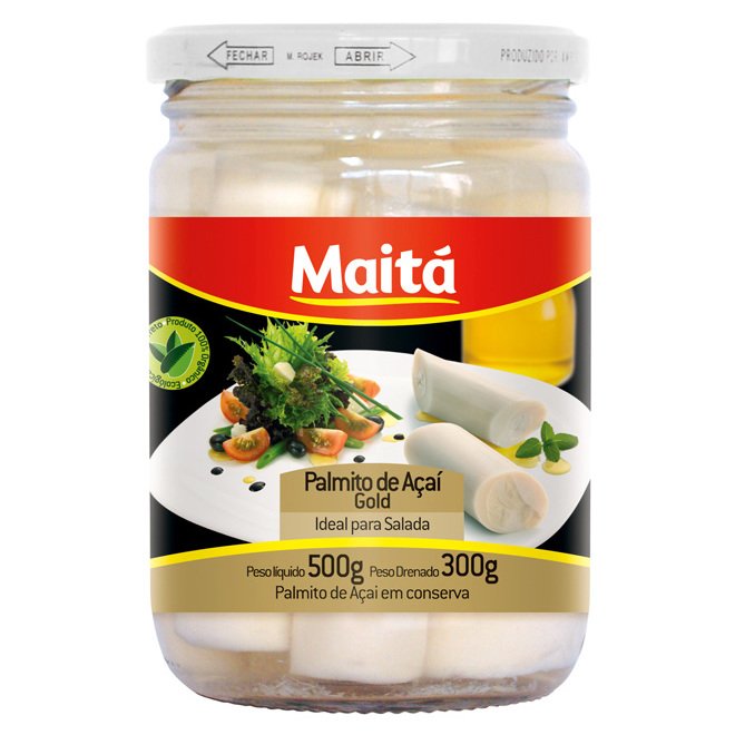 Palmito Maitá Açaí Gold Extra Vidro 300g