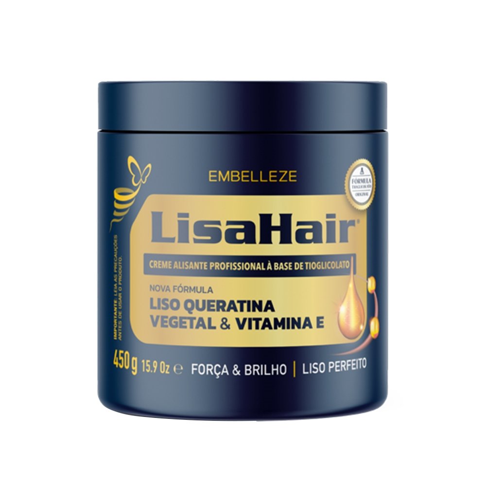 Alisante em Creme LisaHair 450g