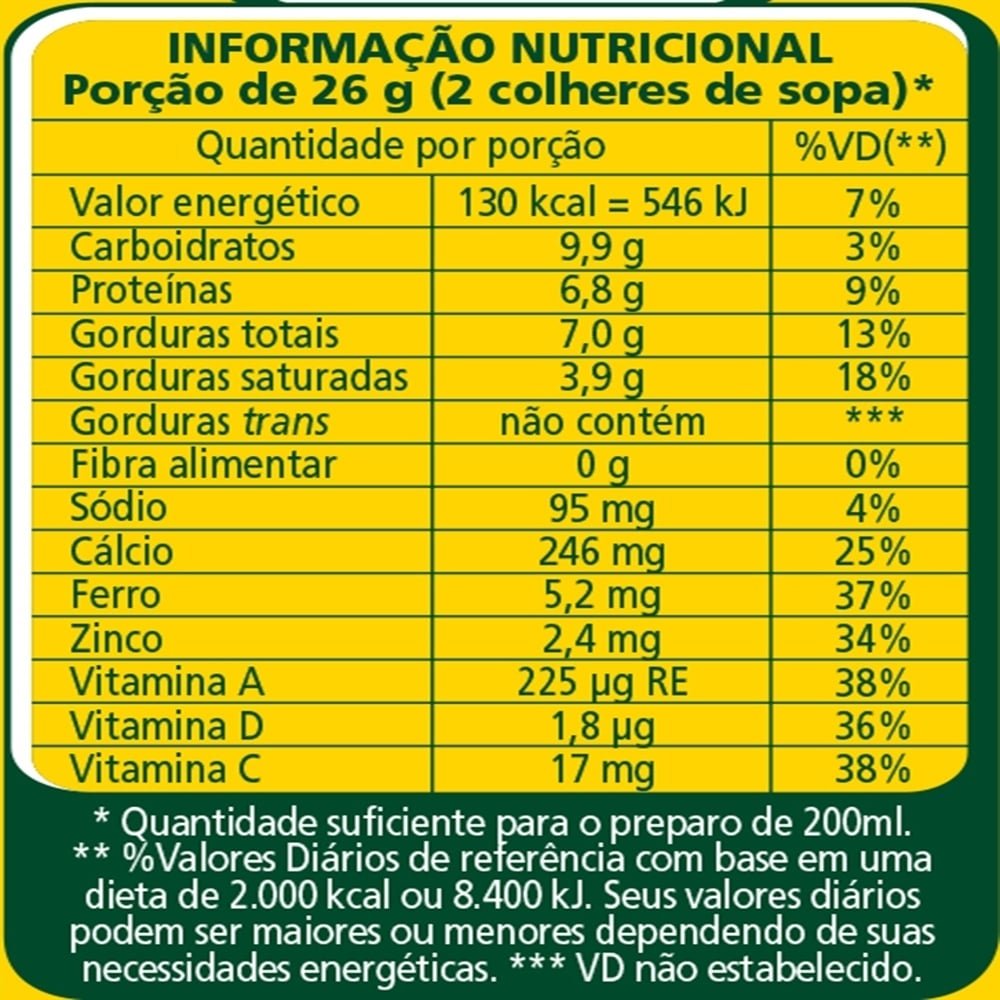 Leite em Pó Ninho Integral 400g - 24 unidades - Nestlé | eFácil