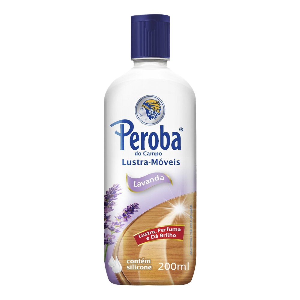 Lustra Móveis Peroba Lavanda 200ml Embalagem com 6 Unidades