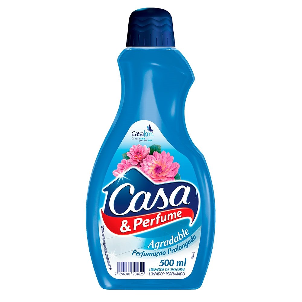 Limpador Perfumado Casa e Perfume Agradable 500ml Embalagem com 12 Unidades