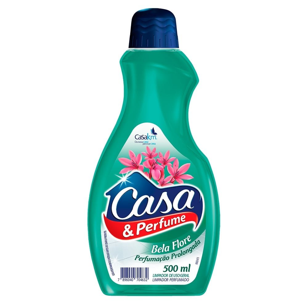 Limpador Perfumado Casa e Perfume Bela Flore 500ml Embalagem com 12 Unidades