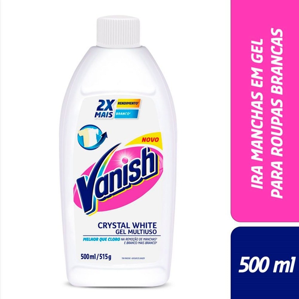 Alvejante Vanish White Sem Cloro 500ml Embalagem com 12 Unidades