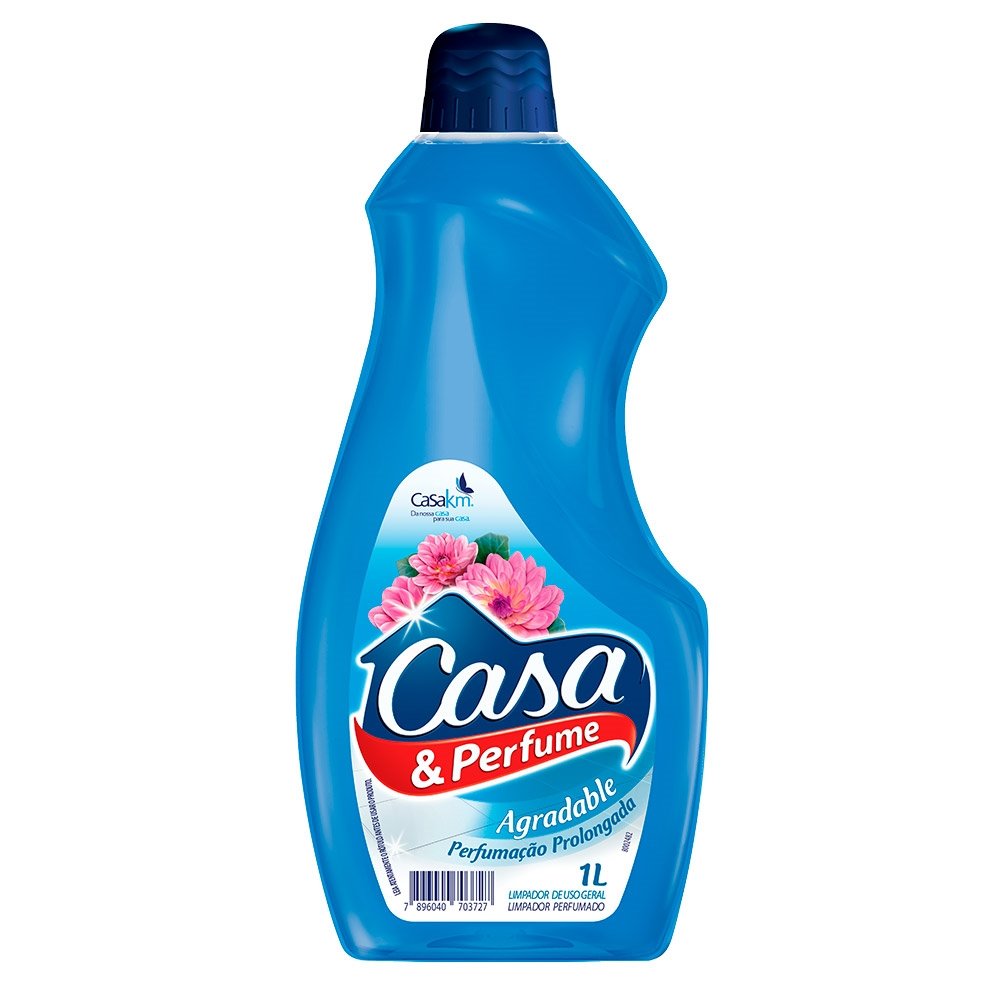 Limpador Perfumado Casa e Perfume Agradable 1L Embalagem com 12 Unidades