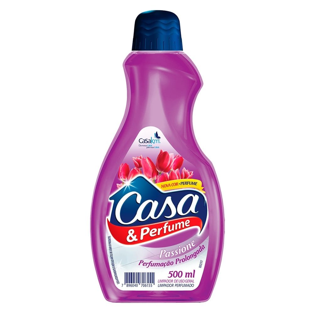Limpador Casa Perfume Passione 500ml - Embalagem com 12 Unidades