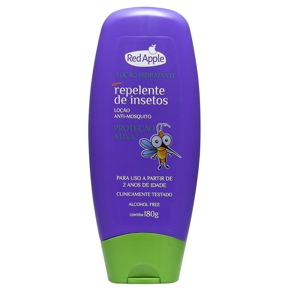 Repelente de Insetos Red Apple Loção Hidratante 180g