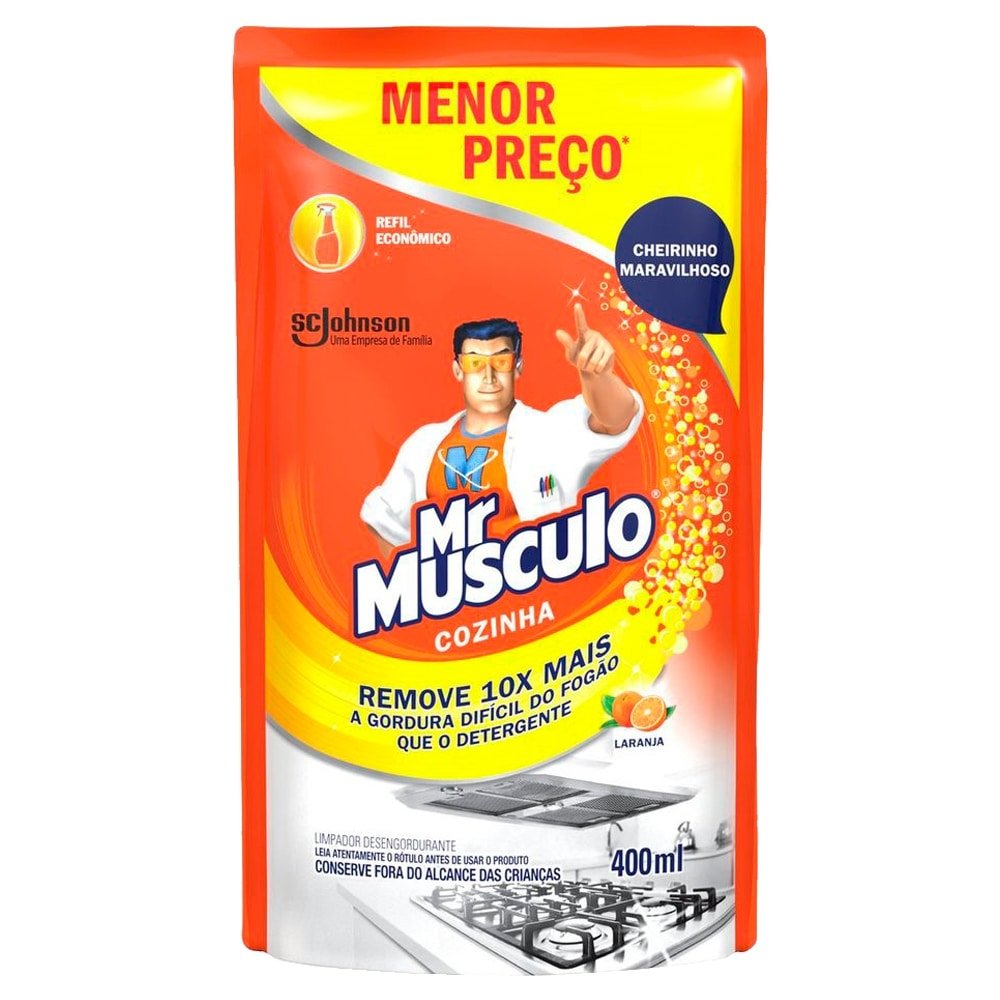 Desengordurante Mr.Músculo Cozinha Refil 400ml