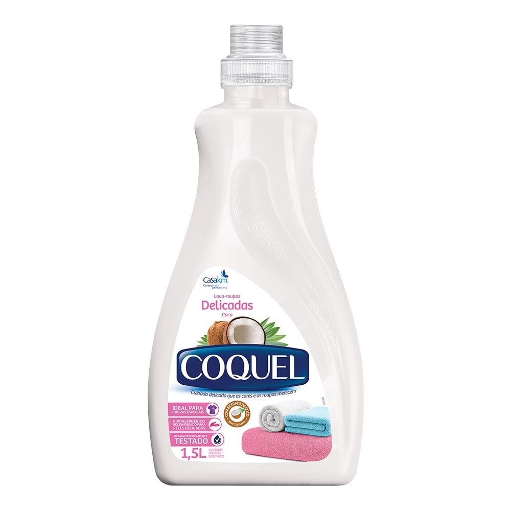 Sabão Líquido Coquel Coco 1,5L - Embalagem com 6 Unidades