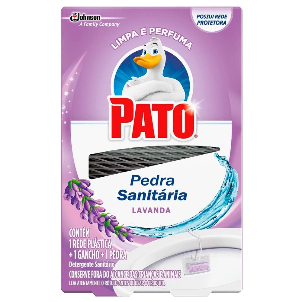 Pedra Sanitária Pato Lavanda 25g