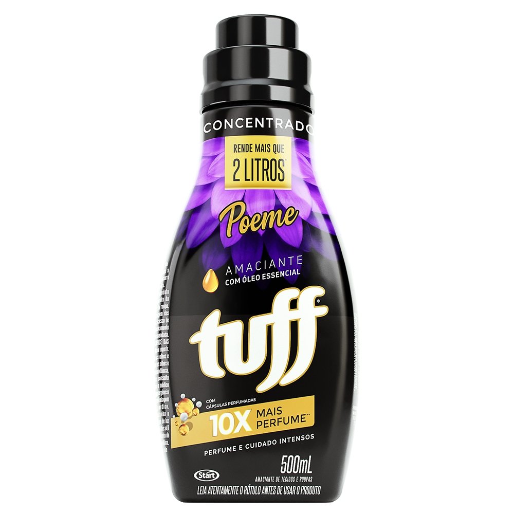 Amaciante Tuff Concentrado Poeme 500ml - Embalagem com 12 Unidades