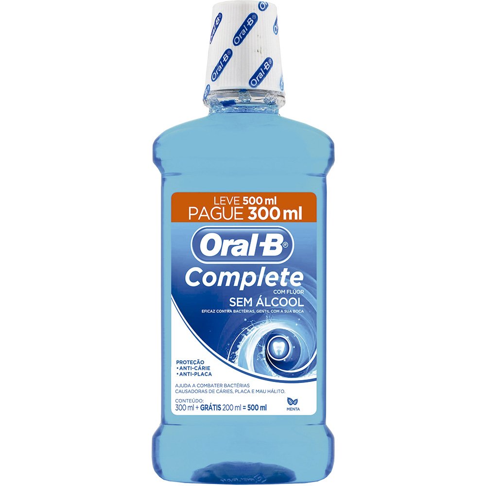 Enxaguante Bucal Oral B Menta 500ml