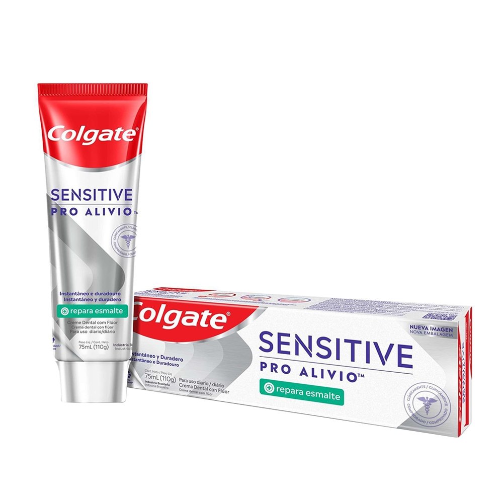 Creme Dental Colgate Sensitive Pro-Alívio Repara Esmalte 110g