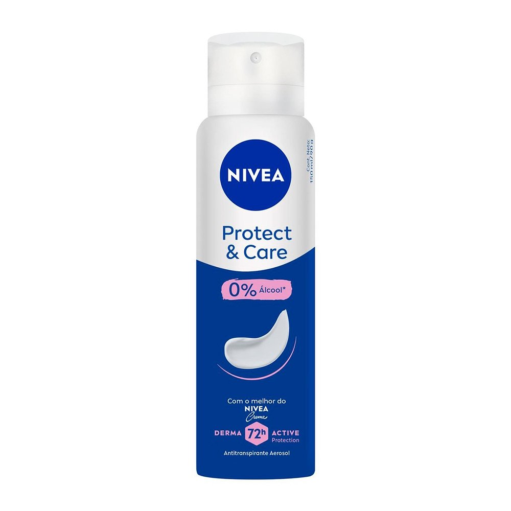 Desodorante Nivea Aerosol Feminino Protect e Care 150ml | eFácil