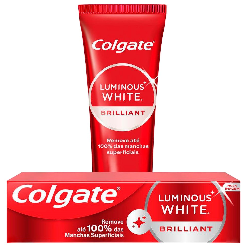 Creme Dental Colgate Luminous White Brillant Mint 70g