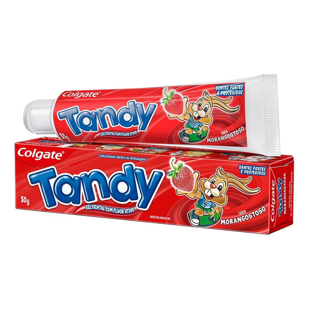 Creme Dental Colgate Tandy Morangostoso 50g