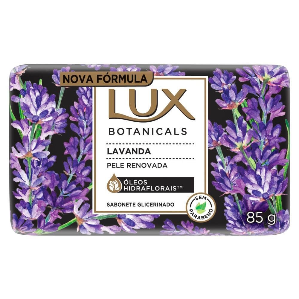 Sabonete Lux Botanicals Lavanda 85g Embalagem com 12 Unidades