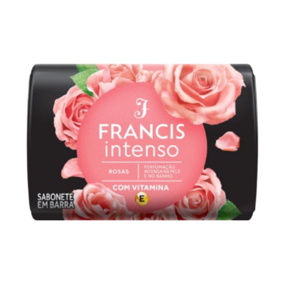 Sabonete Francis Intenso Rosa Claro 85g - Embalagem com 12 Unidades