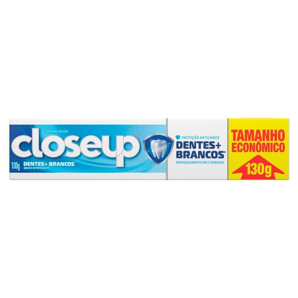 Creme Dental Close-Up Menta Refrescante Dentes mais Branco 130g