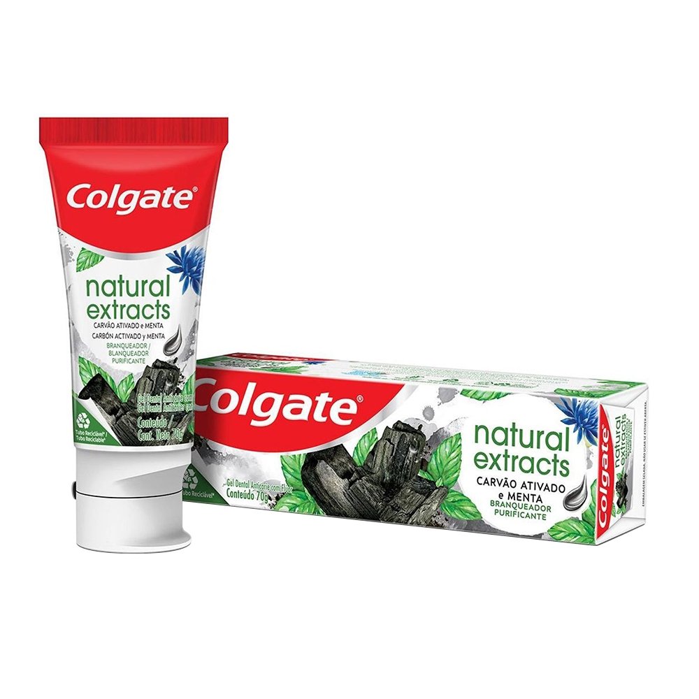 Creme Dental Colgate Naturals Carvão 70g