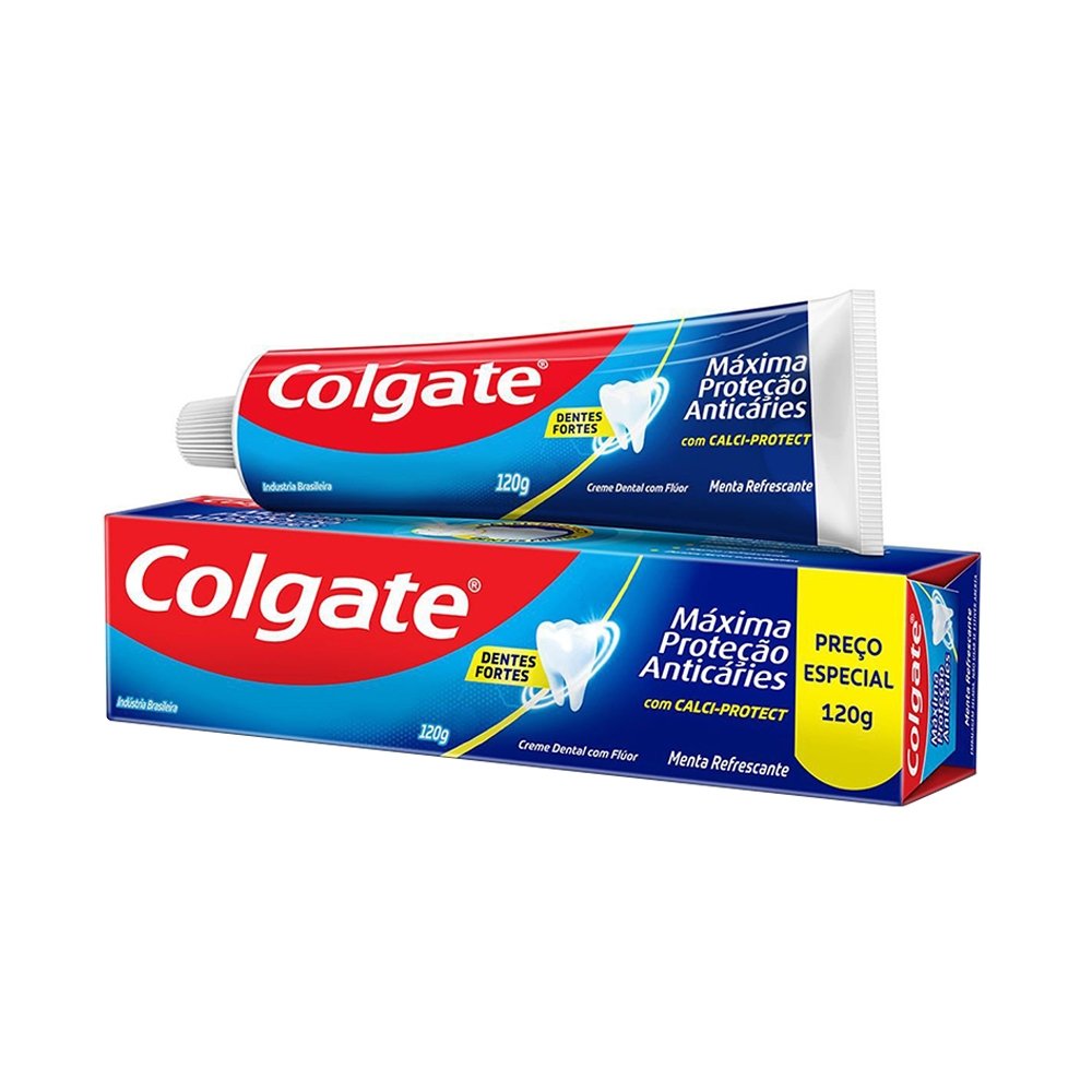 Creme Dental Colgate Máxima Proteção Anticáries 120g
