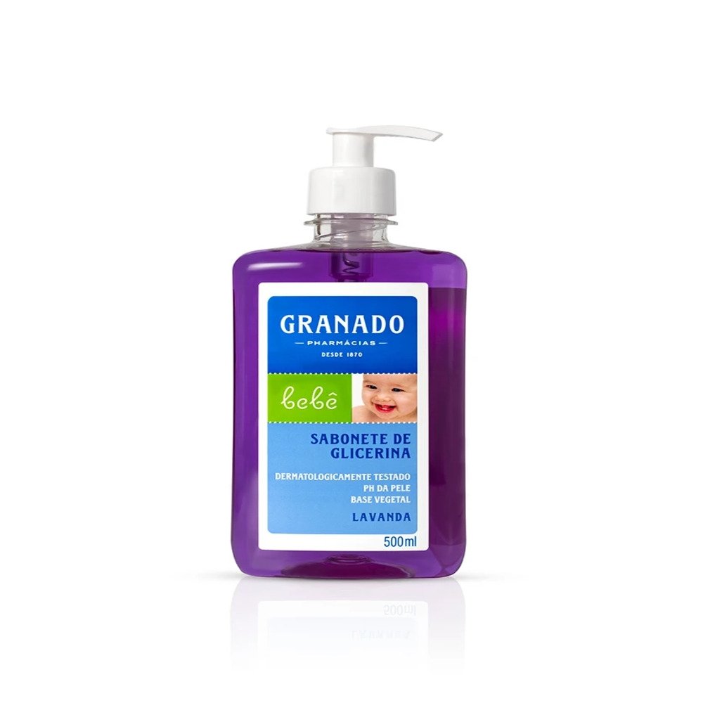 Sabonete Líquido Granado Glicerina Bebê Lavanda 500ml