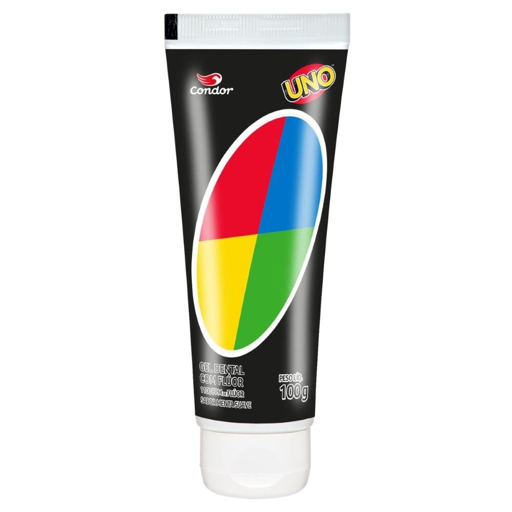 Creme Dental Condor Uno Menta 3605 100g - Embalagem com 12 Unidades