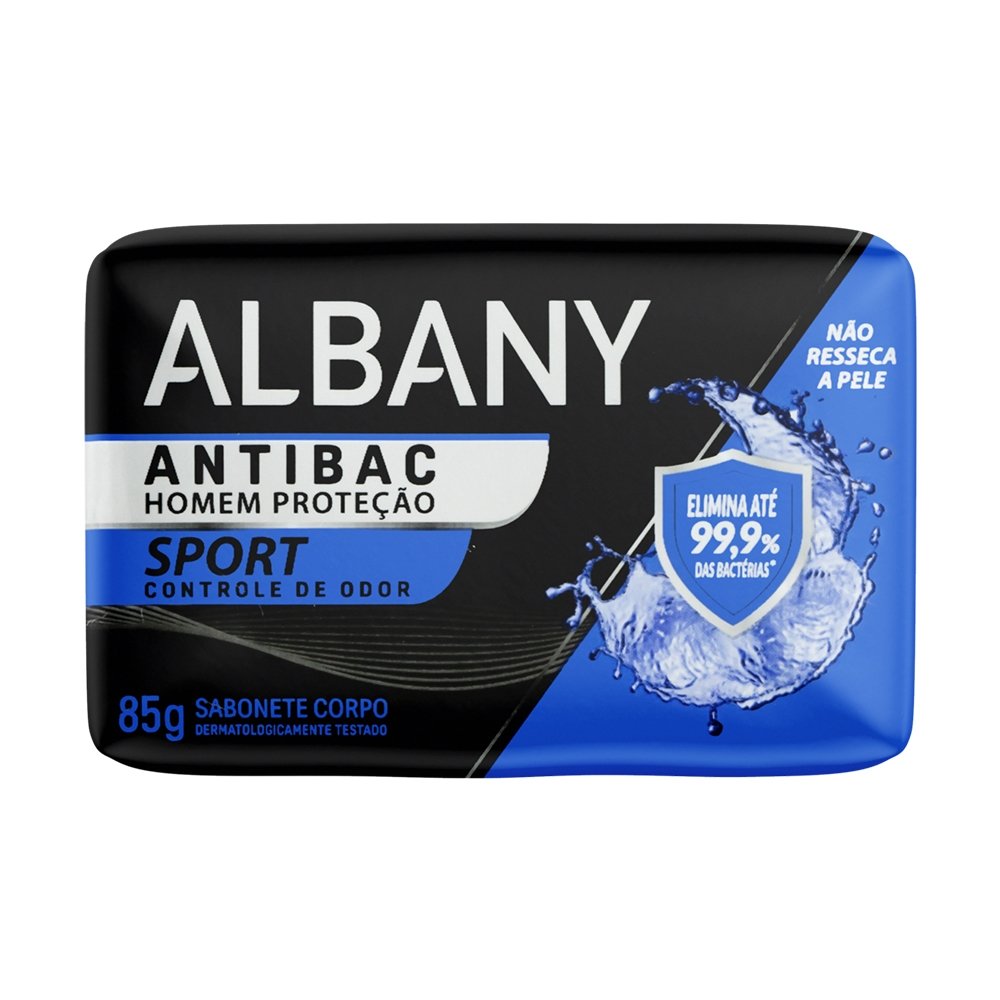 Sabonete Albany Homem Azul 85g