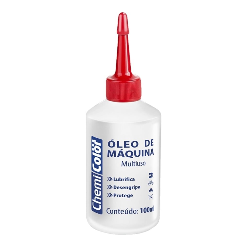Óleo ChemiColor Multiuso para Máquina 100ml - Embalagem Com 24 Unidades