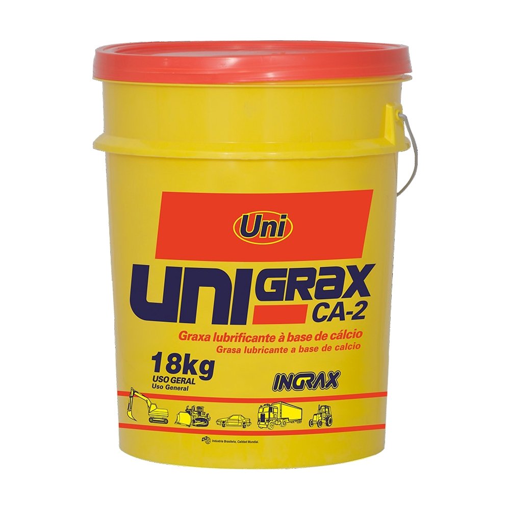Graxa de Calcio Marrom Unigrax - Uso Geral Chassis PTG 95°C 18kg