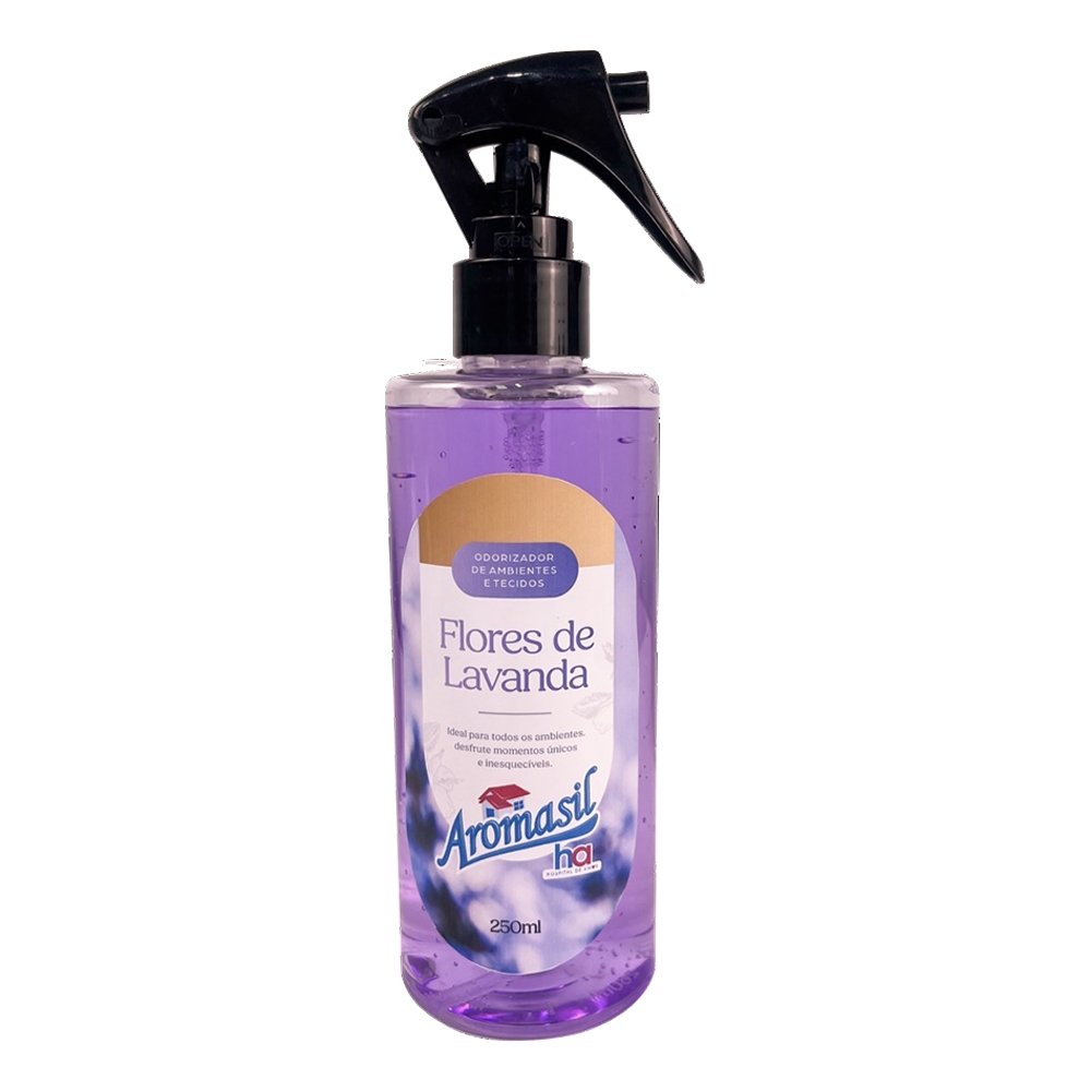 Odorizador de Ambiente e Tecidos Aromasil - Flores de Lavanda 250ml