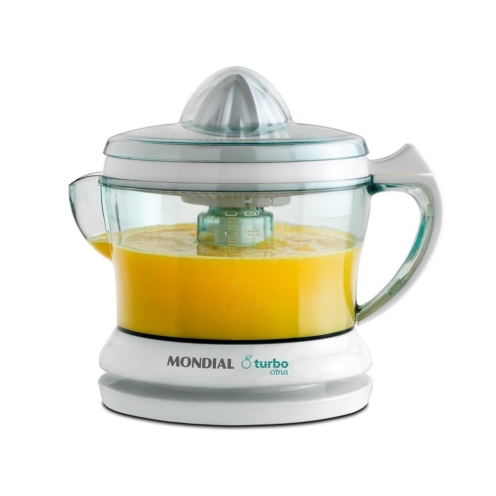 Espremedor de Frutas Mondial E01 Turbo Citrus - 1,25 Litros, 25W