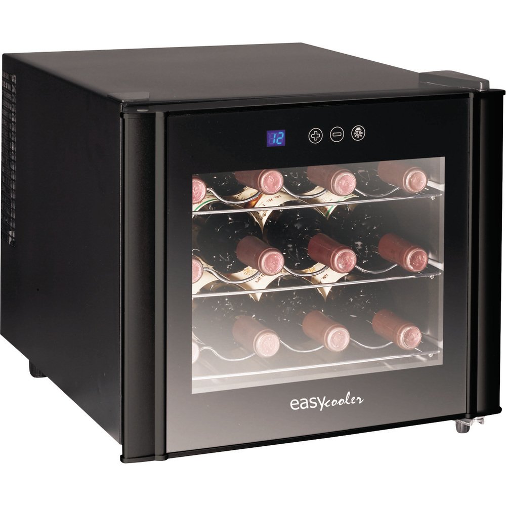 Adega de Vinho 12 Garrafas Preta Easycooler - Adega - eFácil