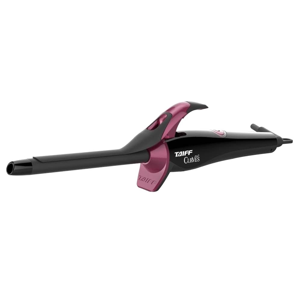Modelador de Cachos Taiff Curves com Tubo de 1/2 Polegada, de Cerâmica