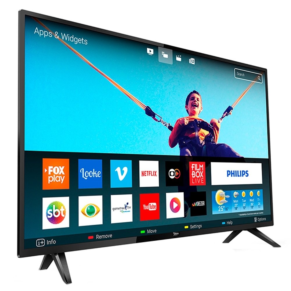 Smart TV LED 43" Philips 43PFG5813 Full HD com WiFi, 2 USB, 2 HDMI