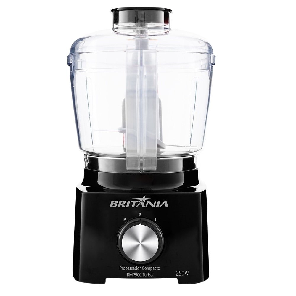 Processador de Alimentos Britânia BMP900 - 2 Velocidades + Pulsar 250W Preto