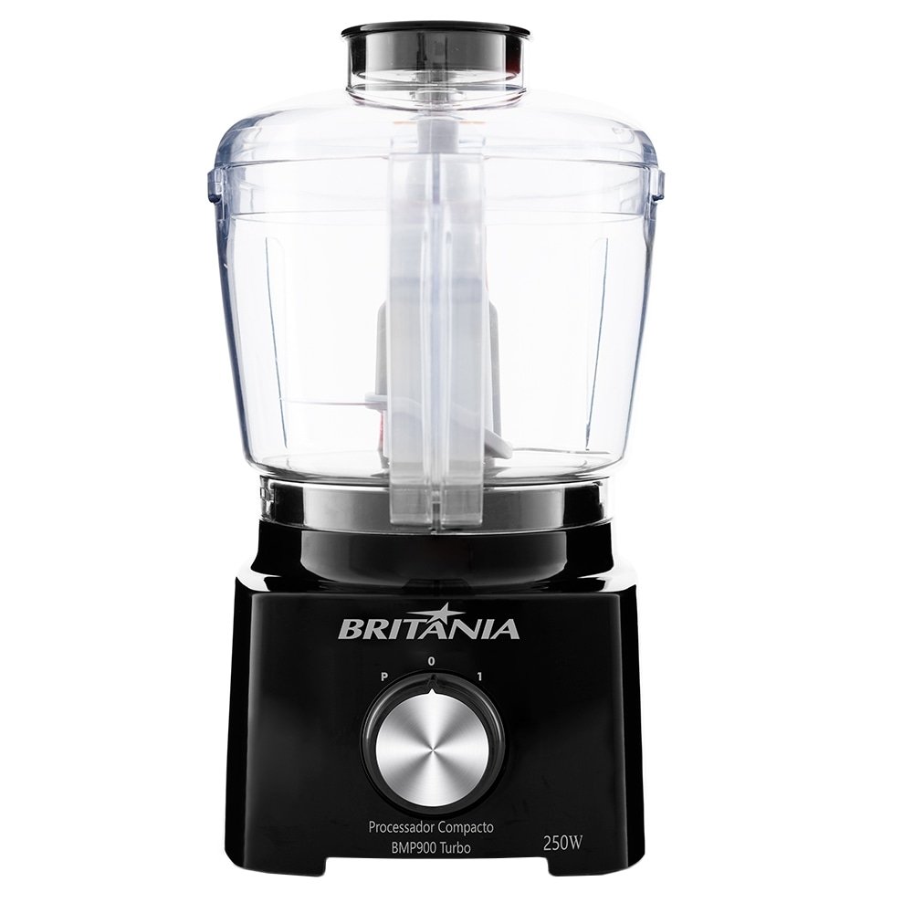 Processador de Alimentos Britânia BMP900 - 2 Velocidades + Pulsar 250W Preto