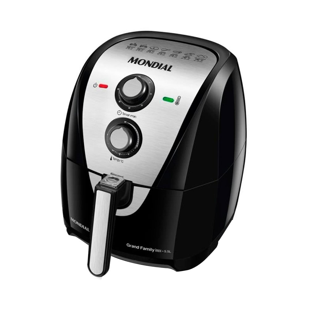 Fritadeira sem Óleo Mondial Air Fryer AF55i, Grand Family, 5,5 Litros
