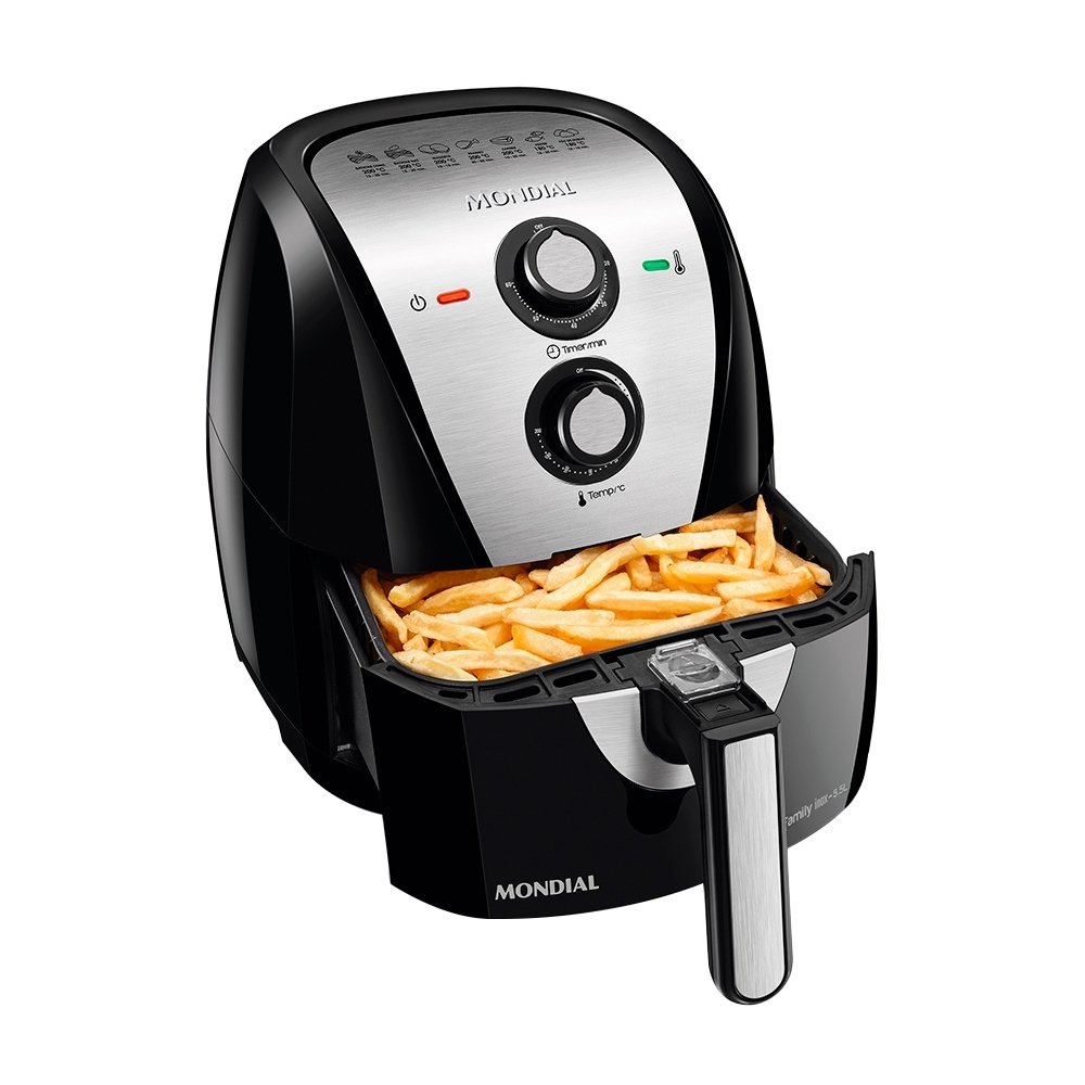 Fritadeira sem Óleo Mondial Air Fryer AF55i, Grand Family, 5,5 Litros