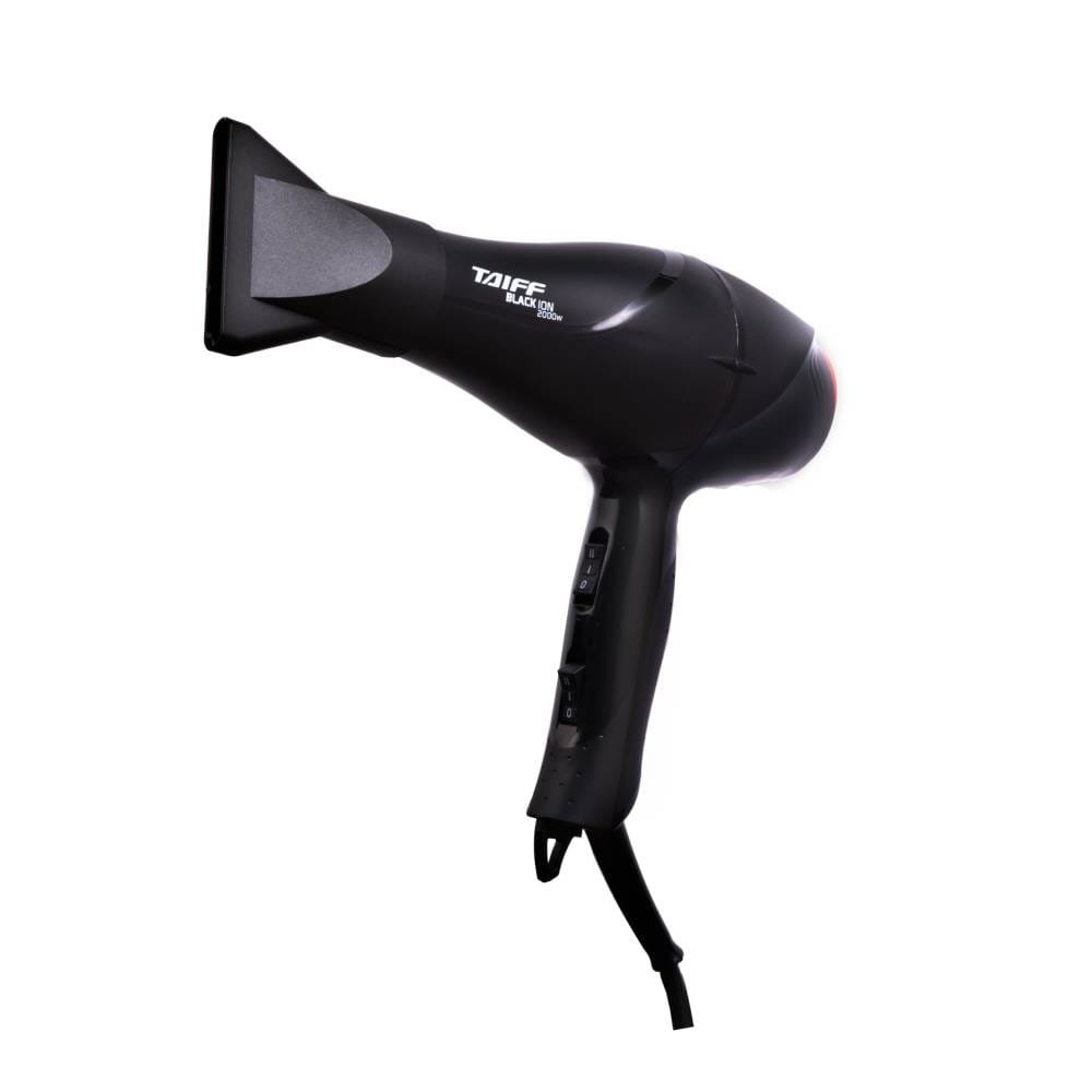 Secador de Cabelo Taiff Black Íon 2 Velocidades 4 Temperaturas 2000W