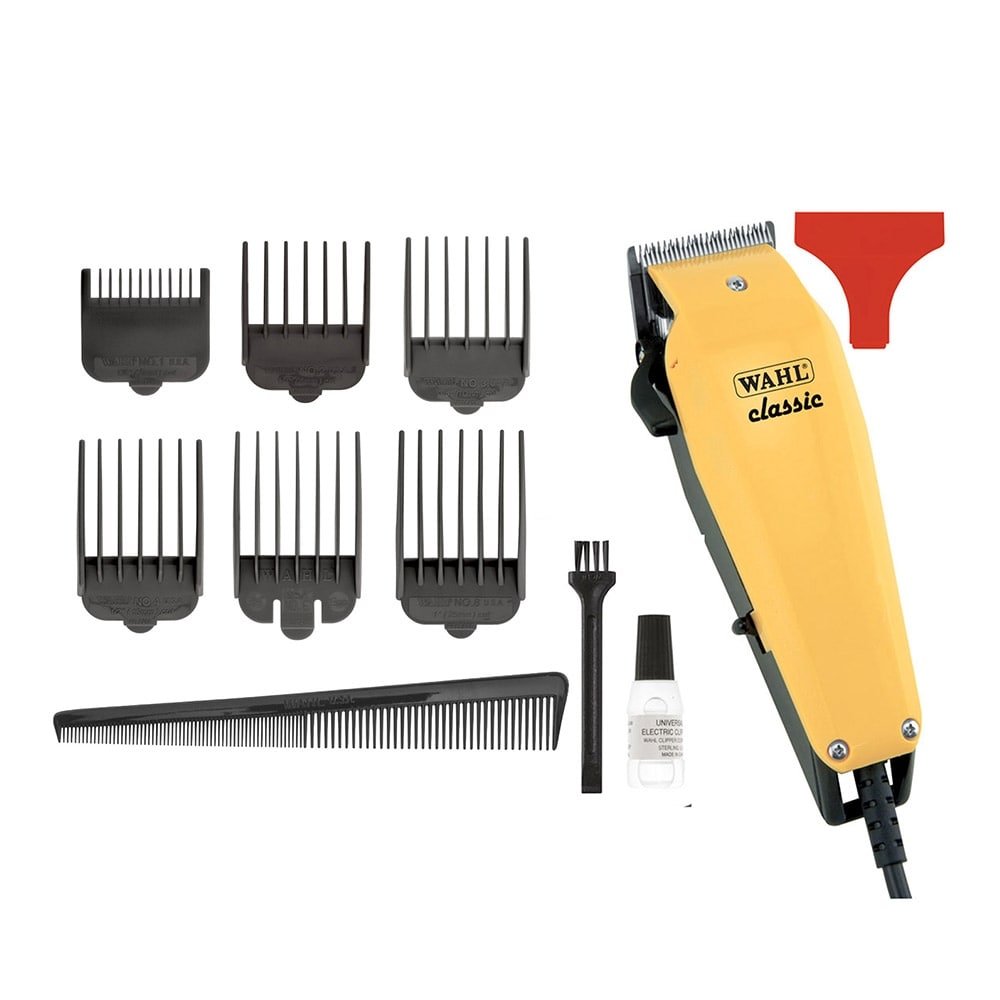 Máquina de Cortar Cabelo Wahl Classic - Profissional com 6 Pentes de Corte