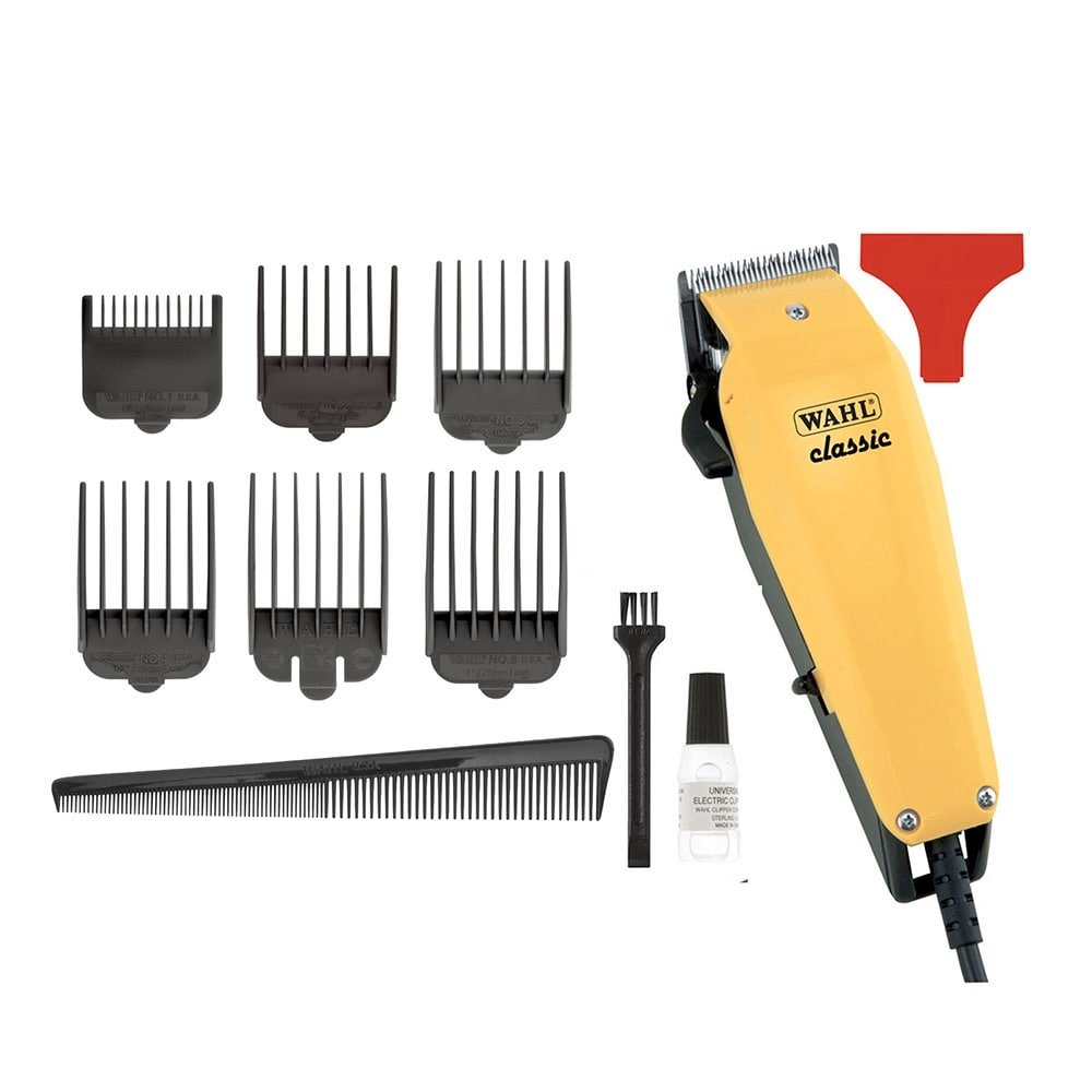 Máquina de Cortar Cabelo Wahl Classic - Profissional com 6 Pentes de Corte