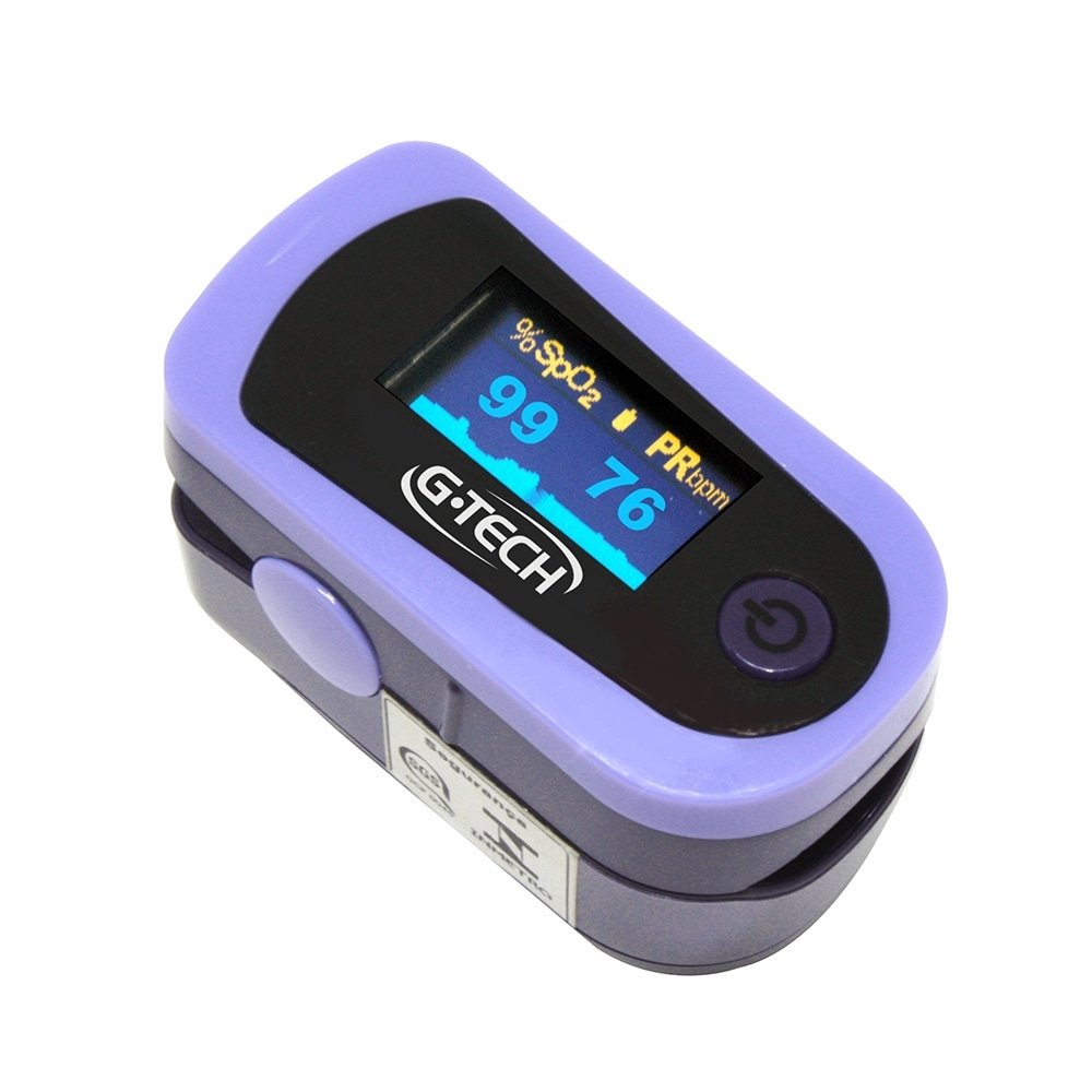 Oxímetro de Pulso Portátil G-Tech Oled Graph | eFácil