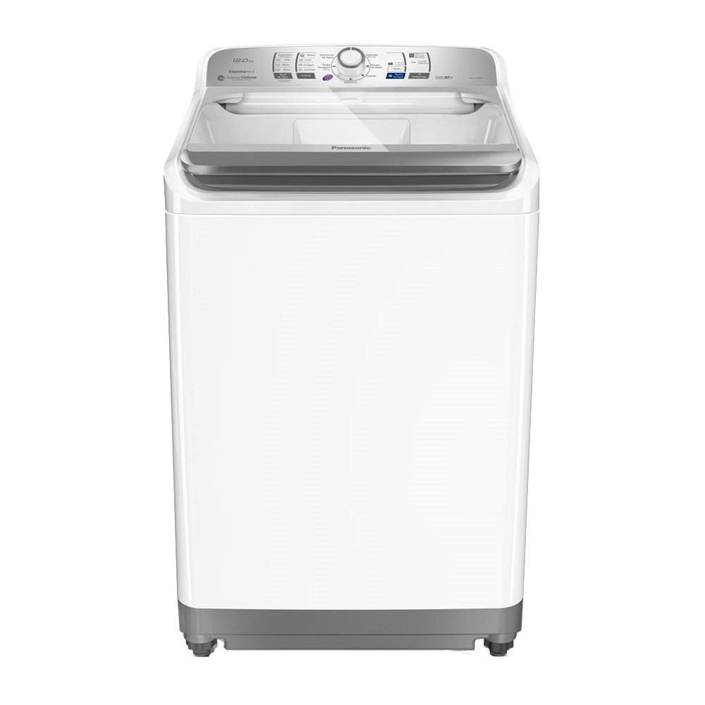 Máquina de Lavar Roupas 12Kg Panasonic NA-F120B1WA - Cesto Inox, Branca