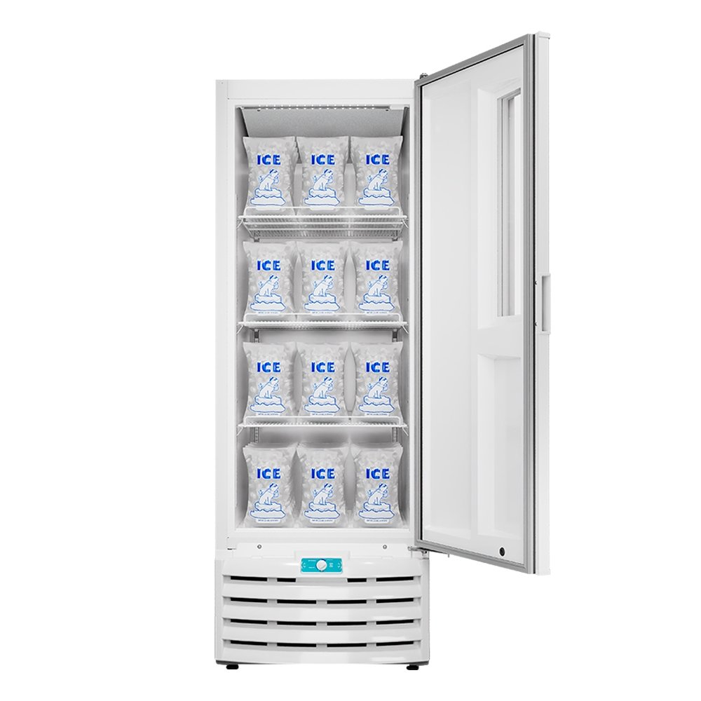 Freezer Vertical Metalfrio 509 Litros VF55FT, Tripla Ação, Branco eFácil