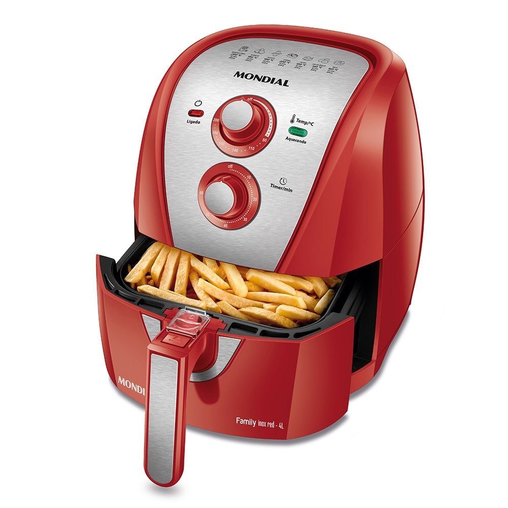 Fritadeira sem Óleo Mondial Air Fryer AFN40BI, 4 Litros, 1500W