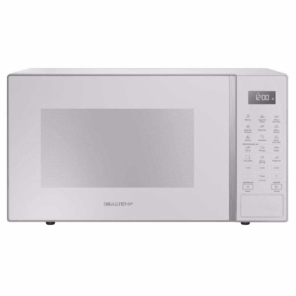 Micro-Ondas Brastemp 32 Litros, BMS46AB - com Menu Gourmet, Branco, Branco